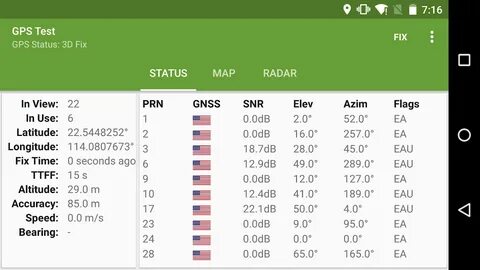 Тест gps для андроид