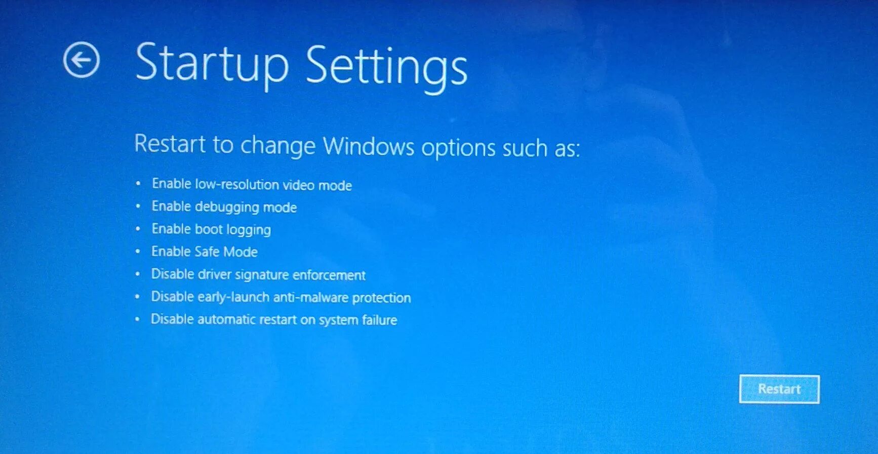 Startup settings. Windows startup settings windows 8.1. windows startup settings f10 windows 8.1.