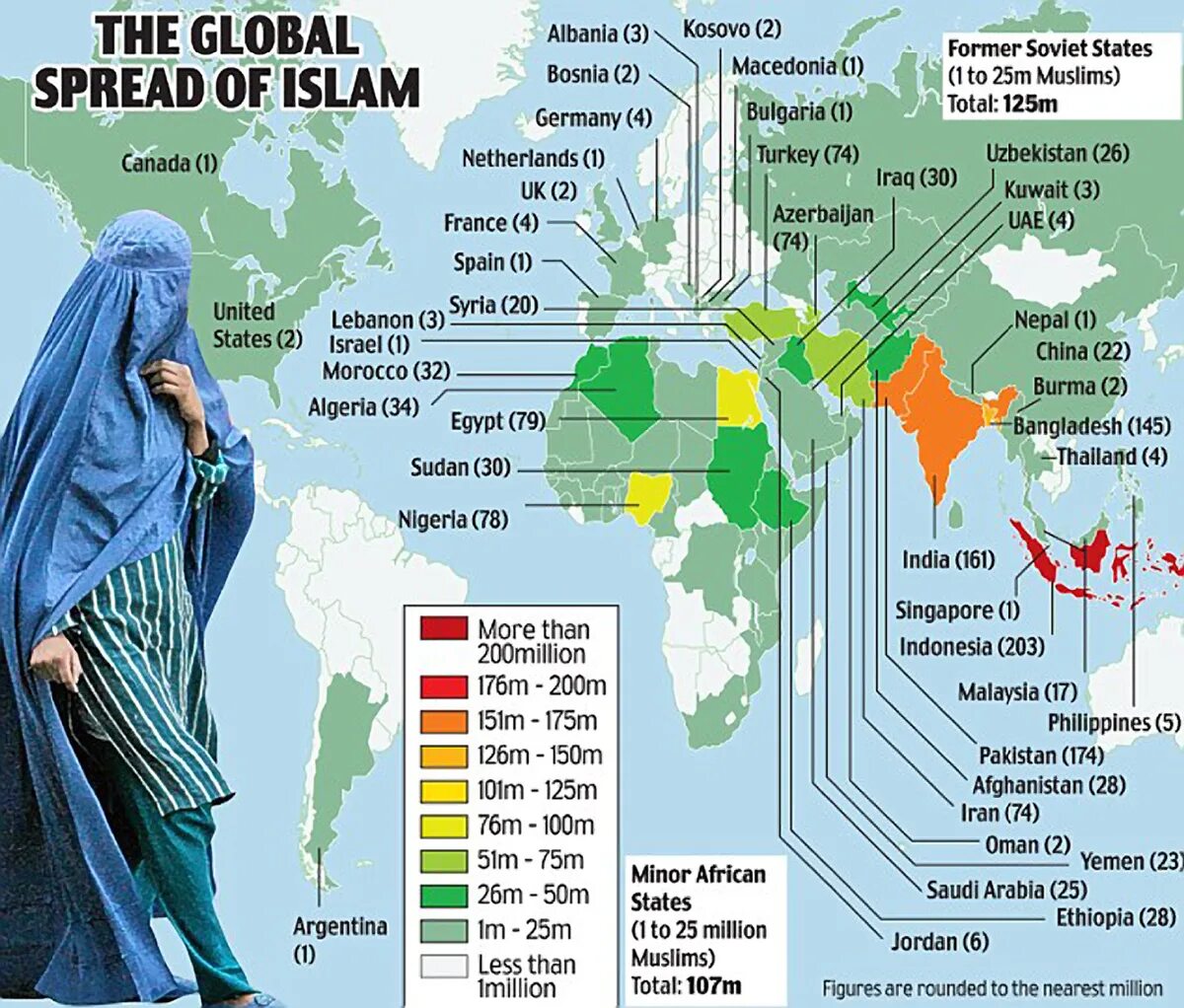 Сколько мусульман в мире 2024. Статистика мусульман. Мусульманские страны. Распространение Ислама в мире. Численность мусульман в мире.