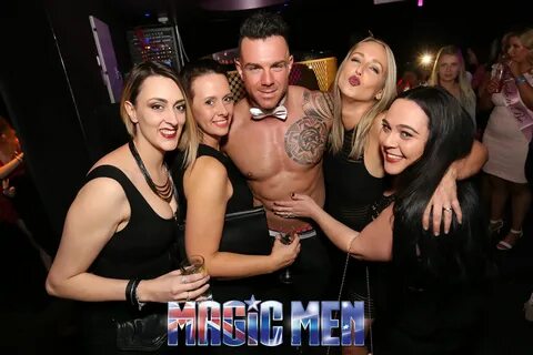 Bachelorette strip party.