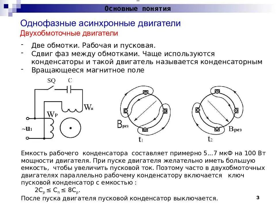 Двухфазный электродвигатель переменного тока. Обмотки трехфазного асинхронного двигателя. Принцип действия однофазного асинхронного двигателя схема. Схема и конструкция обмоток электродвигателя. Направление вращения однофазного двигателя