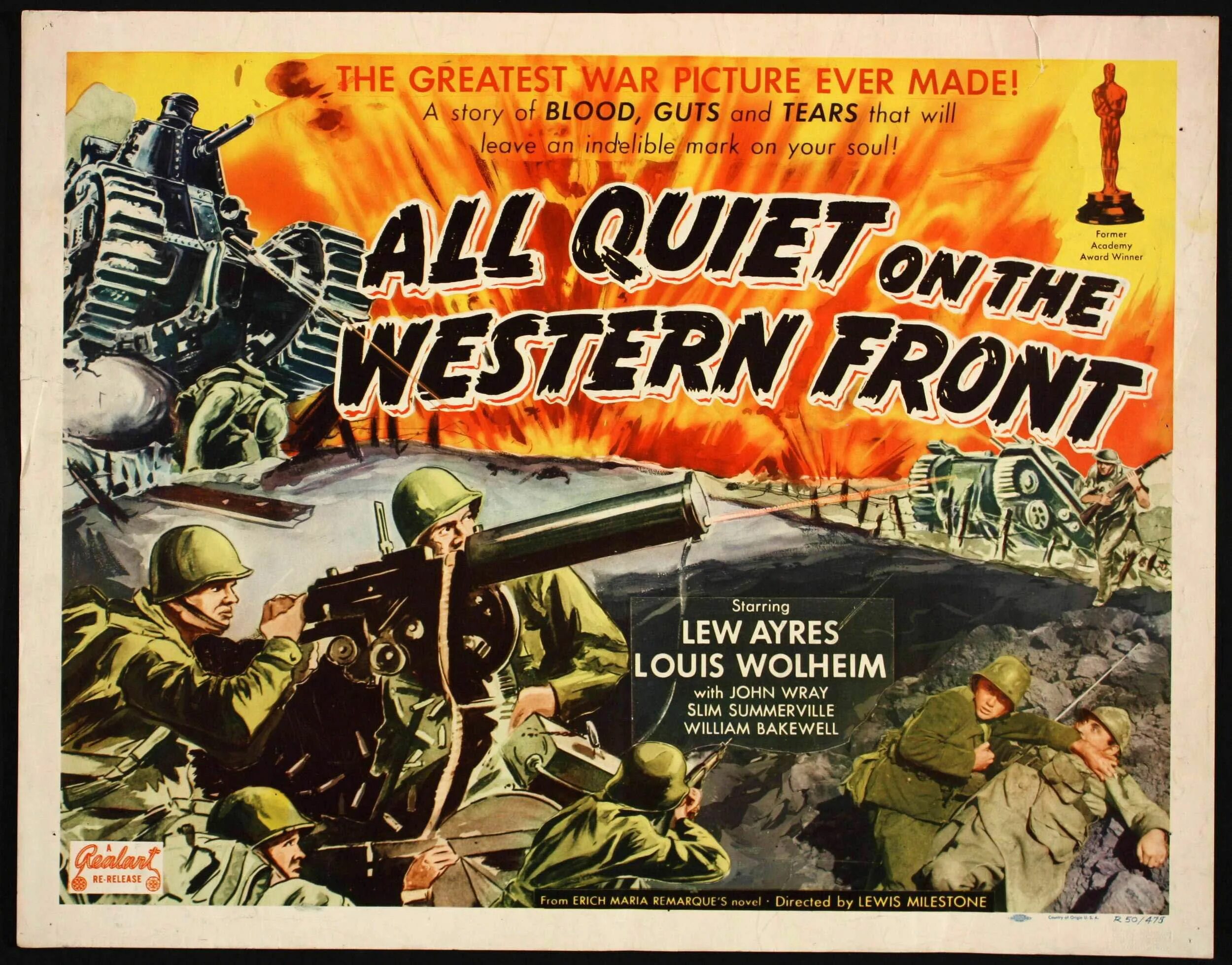 All quiet on the Western Front 1930. На Западном фронте без перемен 1930. All.quiet.on.the.Western.Front Постер. Звуки великой войны