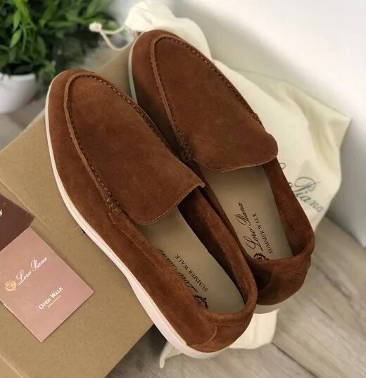 Loro Piana Open Walk Suede Slip-on Desert Shoes In Brown ModeSens Desert shoes, 