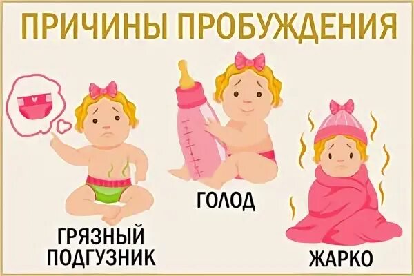 В 8 месяцев просыпается каждый час
