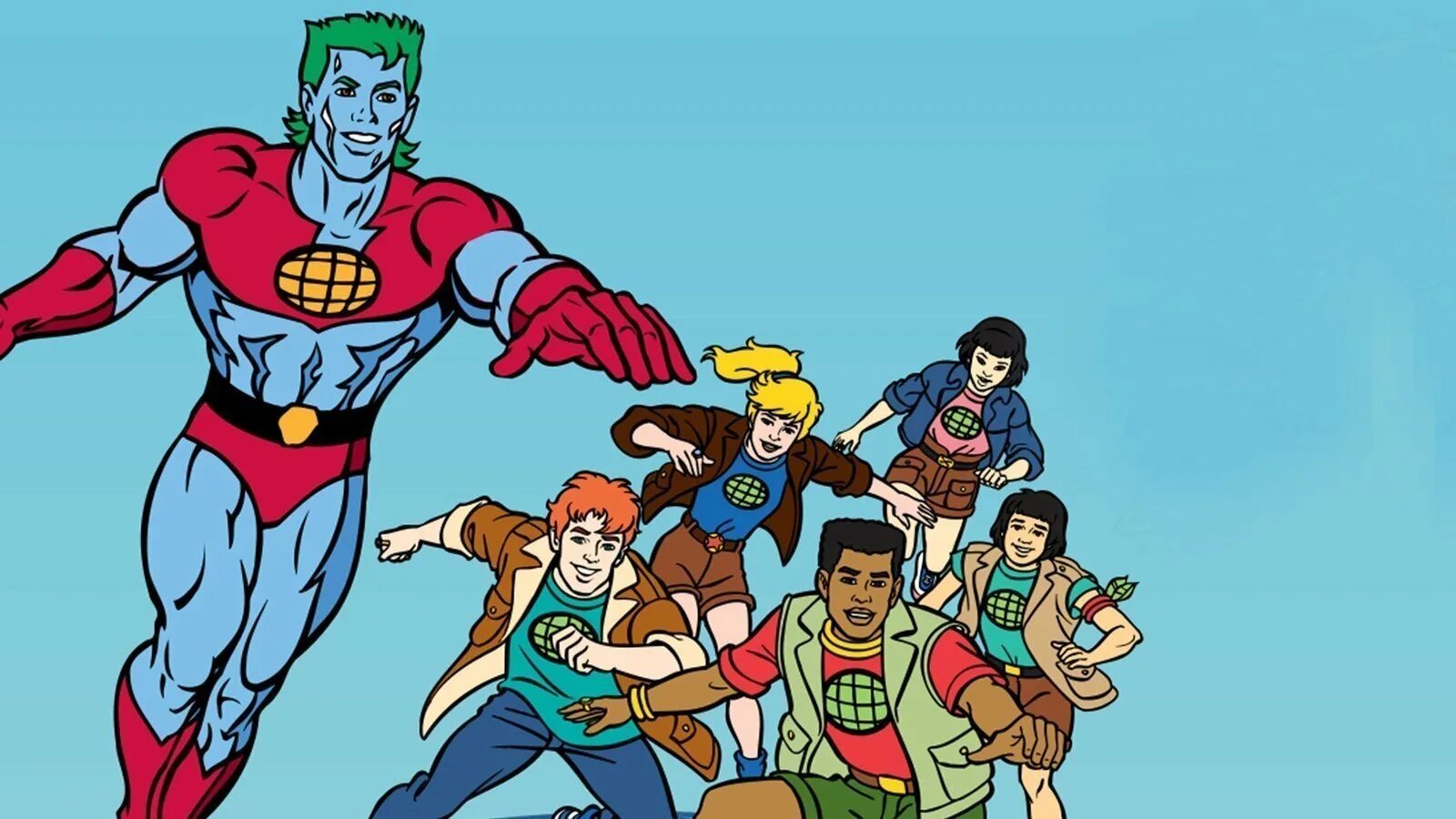 Команда спасателей капитана планеты мультсериал. Капитан планета. Captain planet. Captain planet and the planeteers. Капитан планета мультсериал.