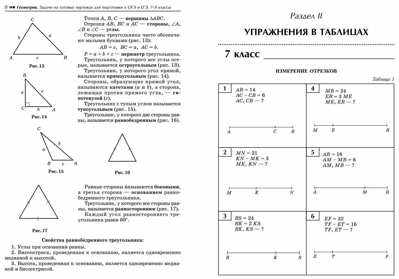 К огэ чертеж