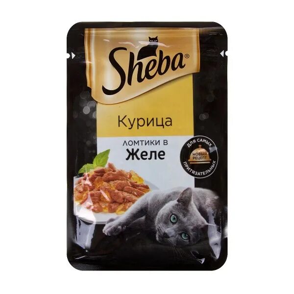 Кошачий корм Шеба. Ломтики в желе Sheba. Шеба курица желе 85г 8116218. Корм Шеба в желе. Шеба для кошек влажный купить