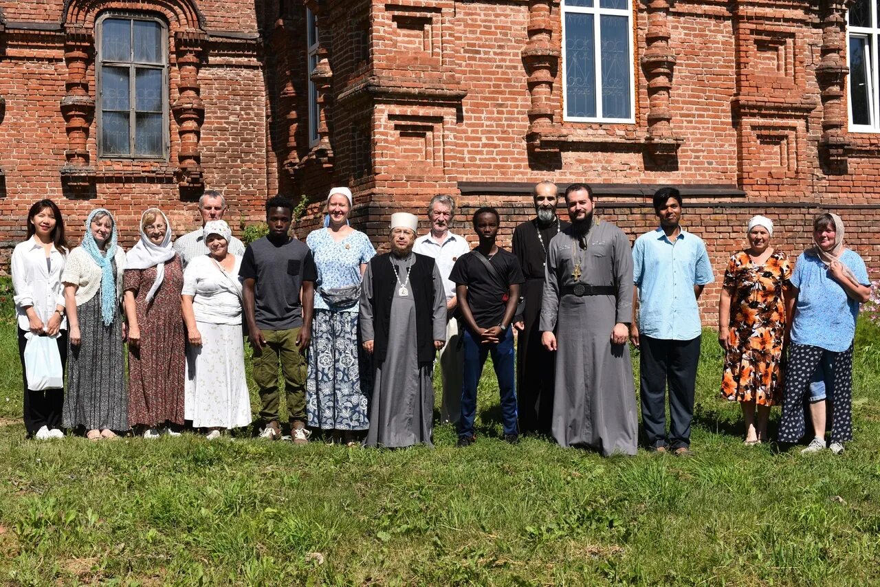 Полгода ныр. Восстановление храма. православный храм в мидранде. село ныр.