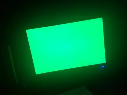 Видео показывает зеленым