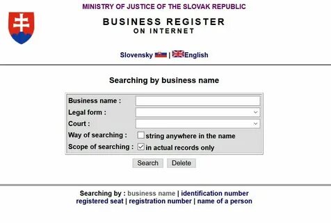 Registration number