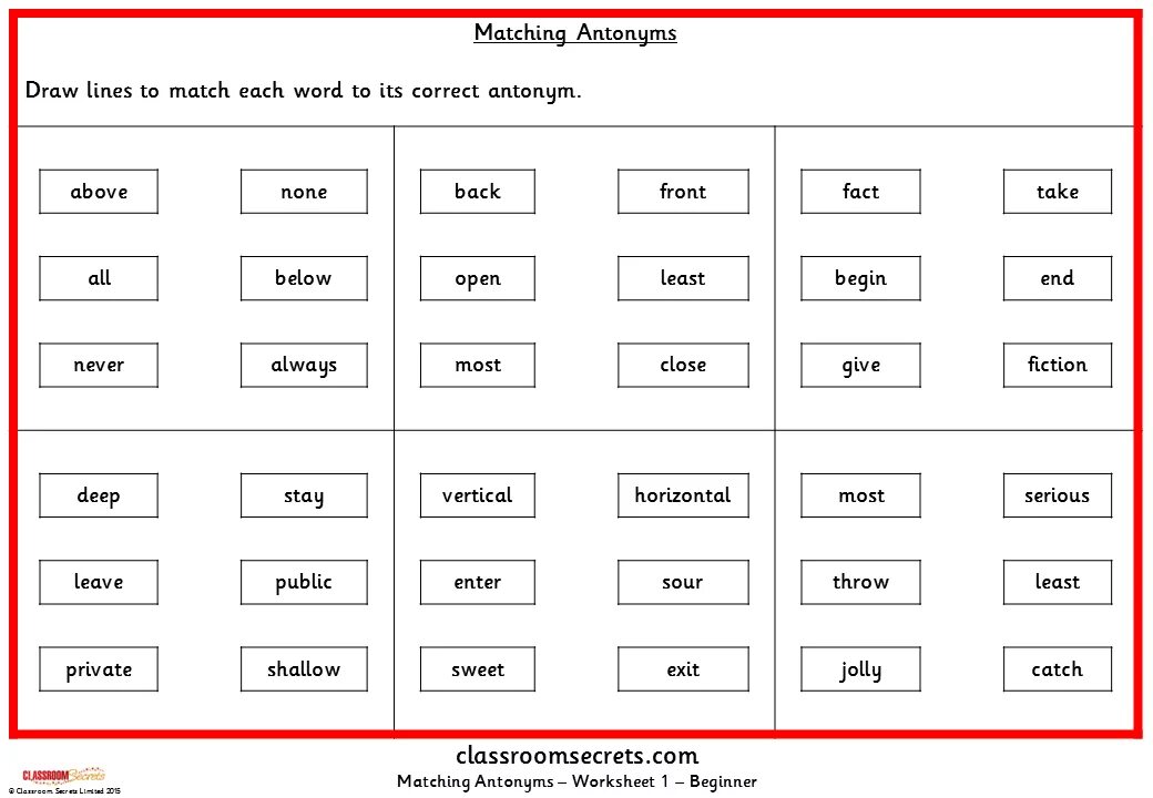 Тест new. Match the antonyms. Matching. Antonyms Worksheets. Beginner Match the antonyms.