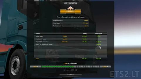 Euro truck simulator опыт