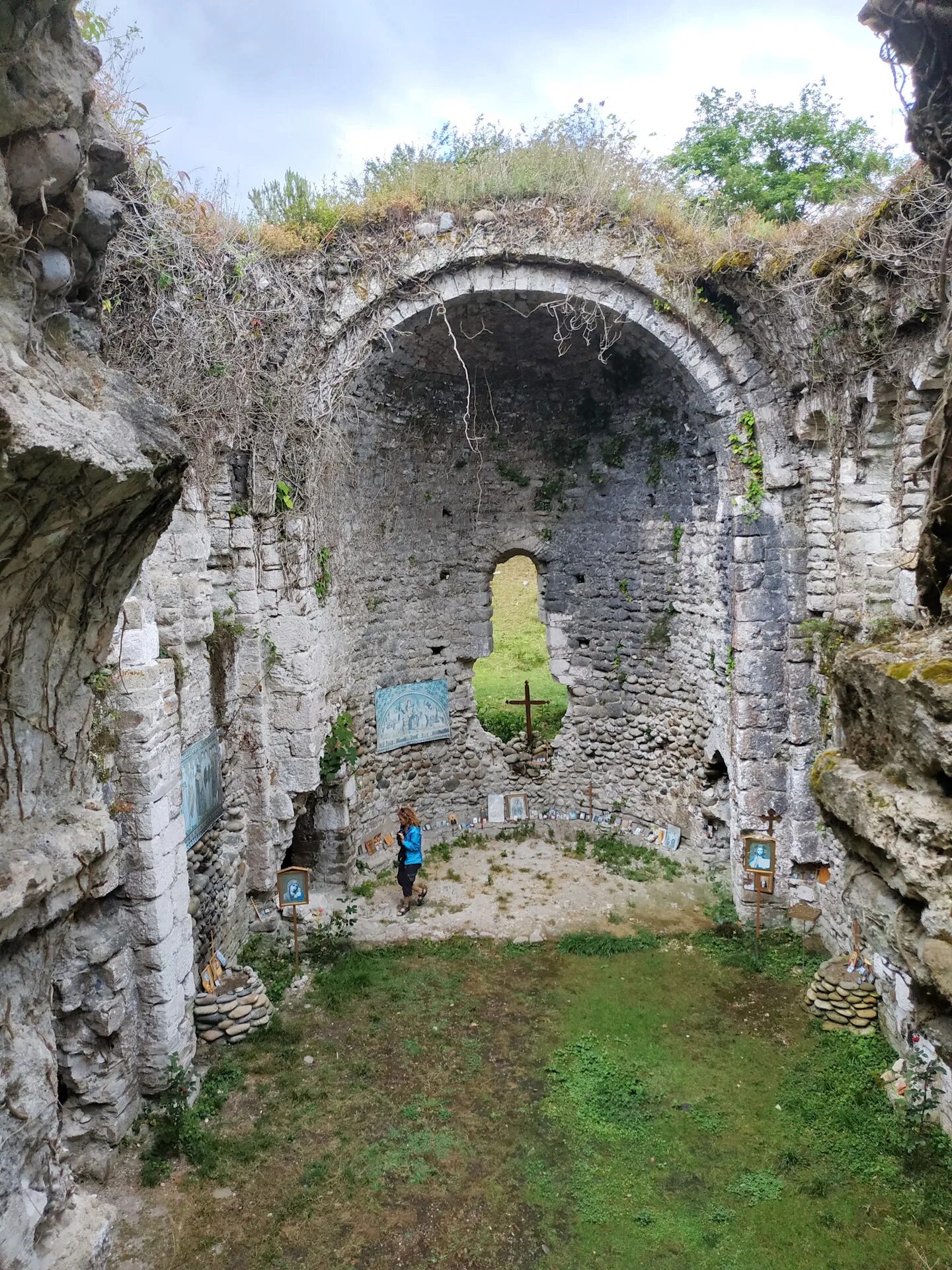 Бзыпский храм, orthodox church, Abkhazia, Gagra District, posyolok gorodskogo ti