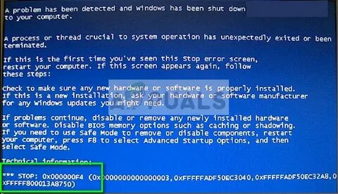Синий экран registry error