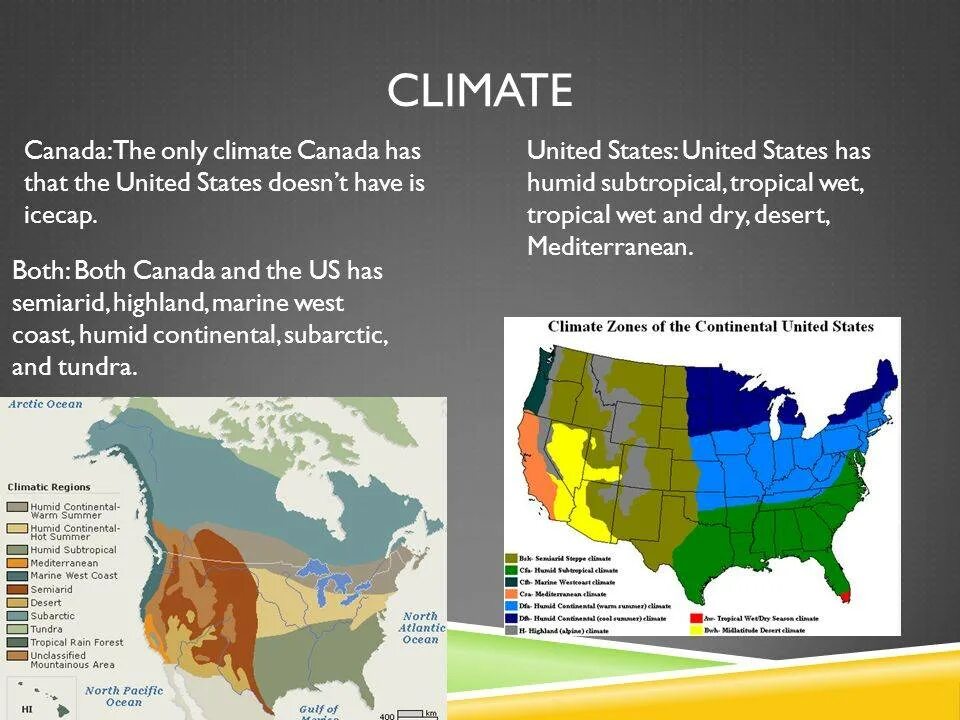 Соединённые штаты Америки климат. Штаты Канады климат. Климат США на англ. Климат Канады на английском.
