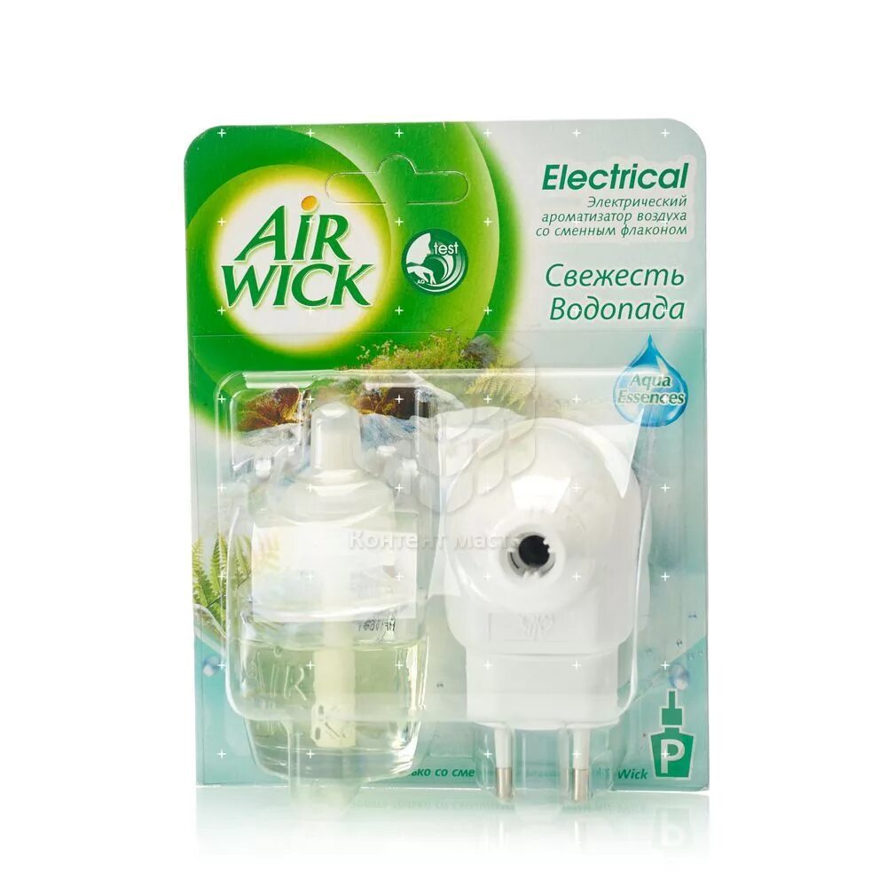 Ароматизатор воздуха купить. Air Wick электрический ароматизатор. Air Wick electrical электрический со сменным флаконом " свежесть водопада " 19мл. Air Wick electrical освежитель в розетку. Сменный блок для освежителя AIRWICK электрический.