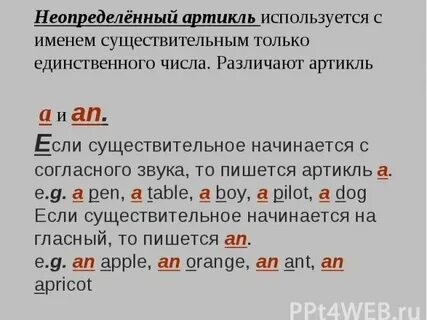 С каким артиклем пишется слово