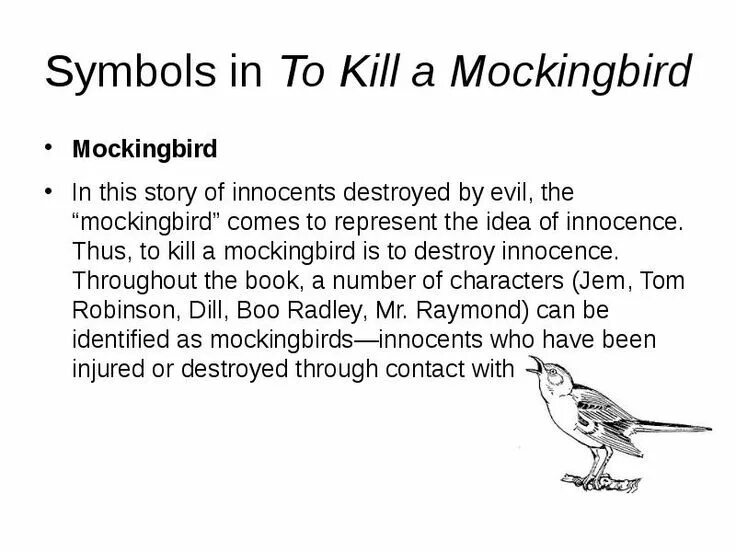 Mockingbird без слов. Mockingbird без слов