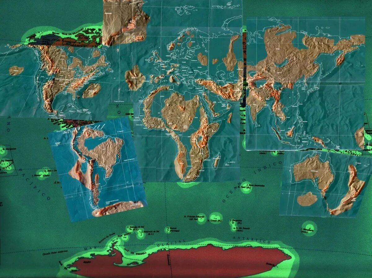 Обзор новой карты. Карта будущего Майкла Скаллиона. Карта земли Майкла Скаллиона.