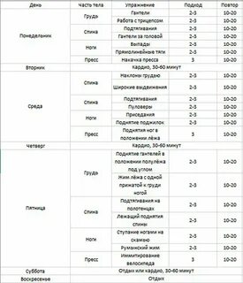 Фулбади тренировка для мужчин в тренажерном зале