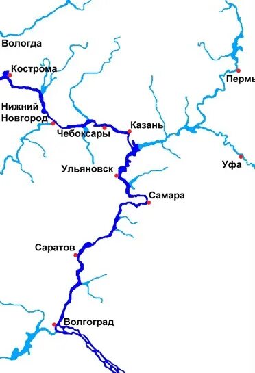 Карта городов расположенных на волге. Города расположенные на Волге. Города по Волге карта. Река Волга на карте России.