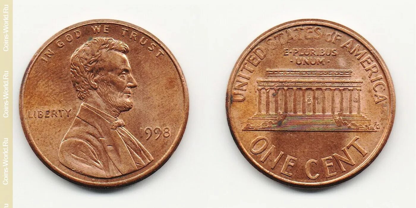 1 cent. 1 Цент США. Один цент США 1998 года. Монета 1 цент США. Монета США 1 цент 1998г.