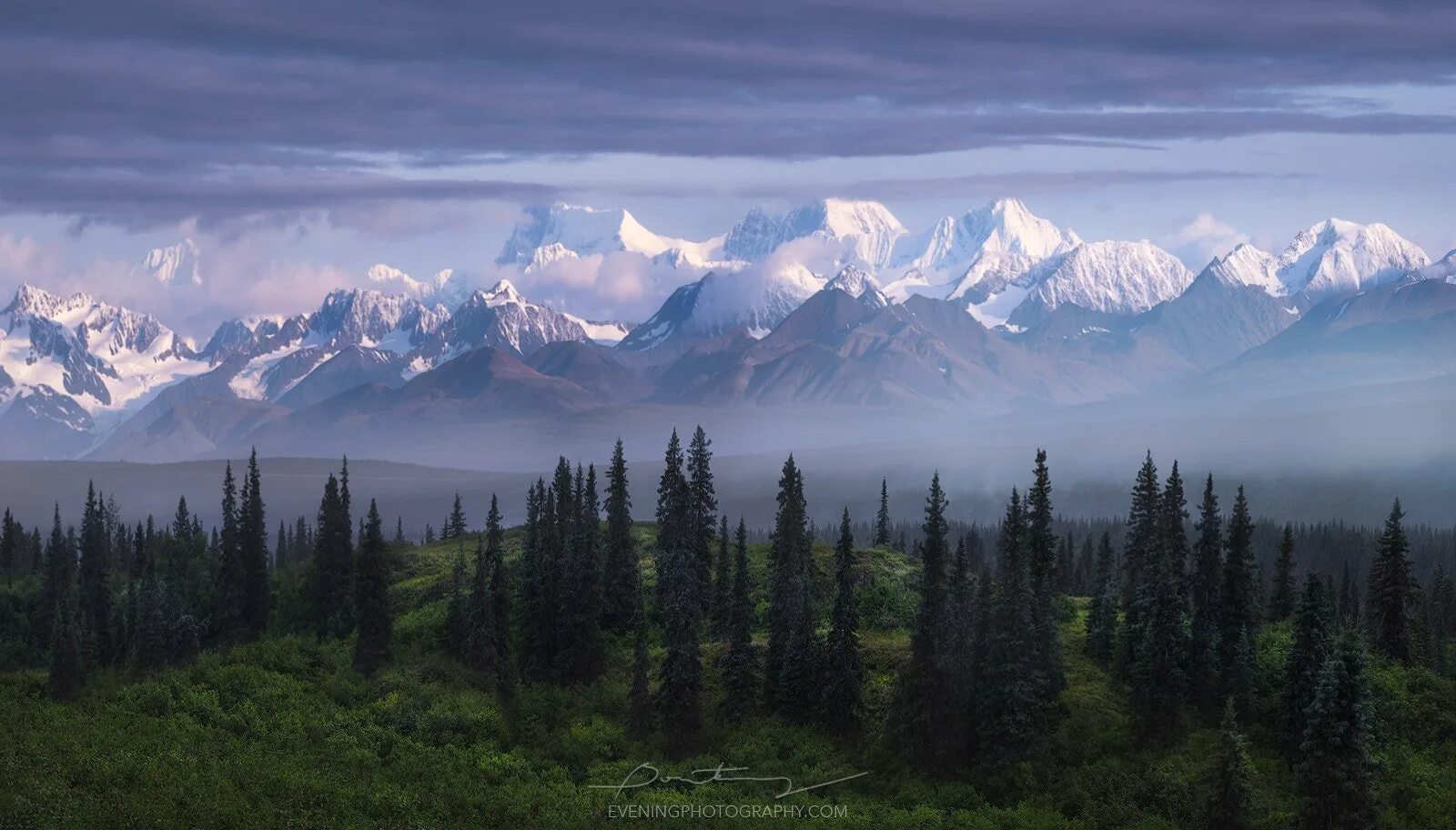Гора Денали (Мак-Кинли). Аляска гора Денали. Национальный парк Денали Аляска. Кордильеры Аляски.