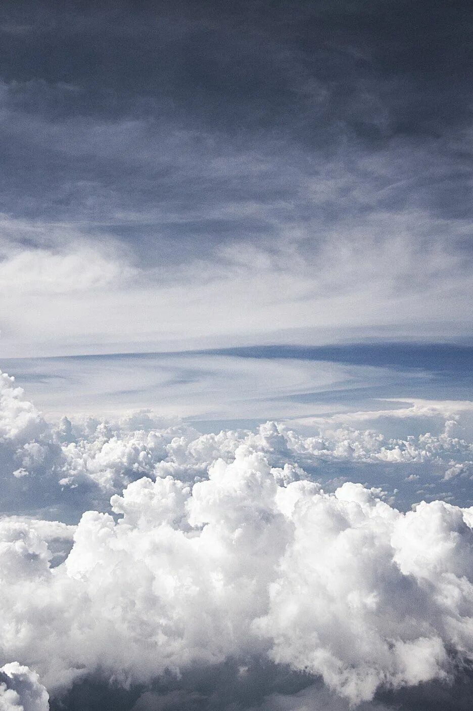 The clouds are in the