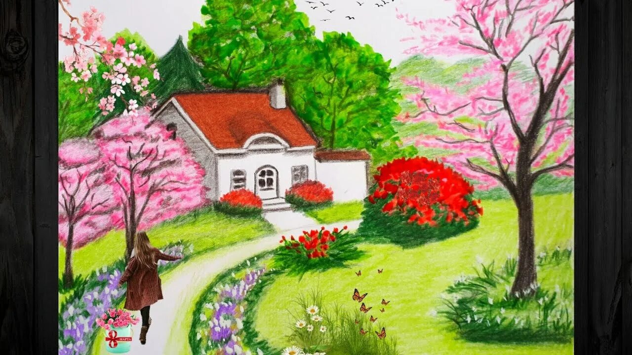 Весенний пейзаж рисунок карандашом. Кашидани расми Манзара. Рисунки для табиат. Манзараи сохилхо рисунок. Rasm chizishni o rganish