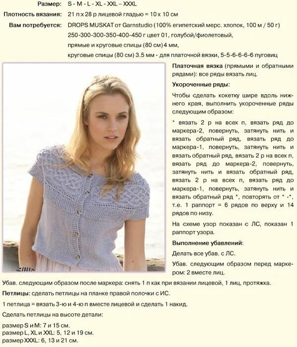 Картинки ЛЕТНЯЯ КОФТОЧКА СПИЦАМИ УЗОРЫ СХЕМЫ