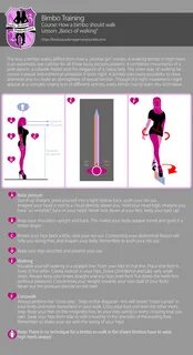 Bimbo training - "How a bimbo should walk: Basics of walking" .