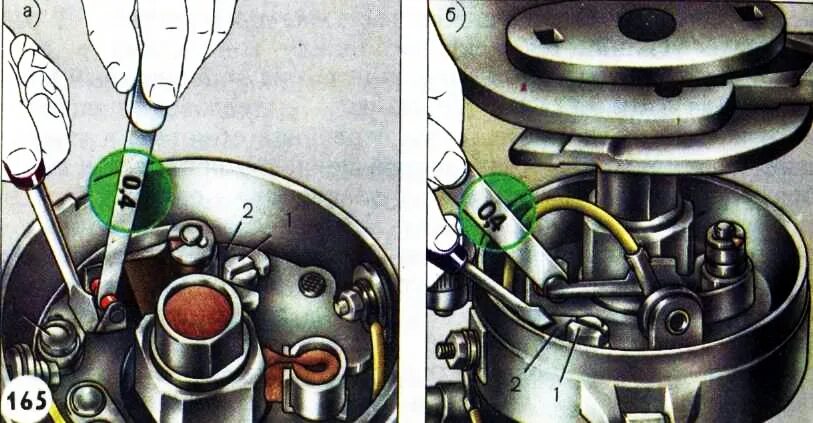 Зазоры 2107 карбюратор. Зазор между контактами прерывателя-распределителя. Зазор между контактами прерывателя ВАЗ 2107 карбюратор. Зазор кулачков зажигания ВАЗ 2106. Регулировка зазора между контактами прерывателя.