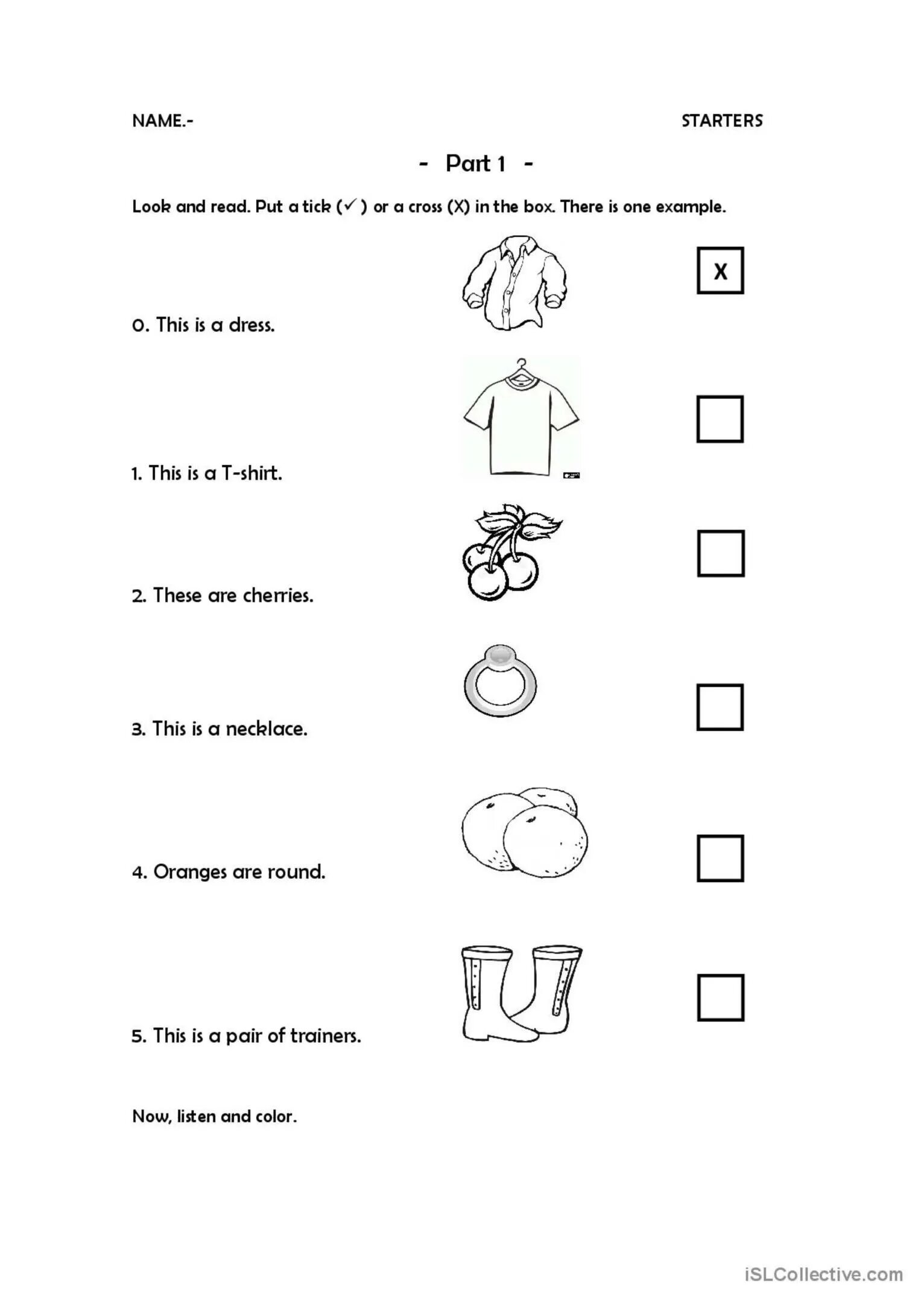 Reading for starters. Starters part 4. starters worksheets. english for starters worksheets.
