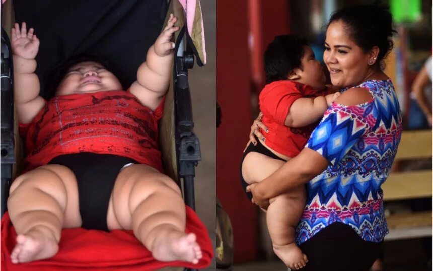 Самый толстый ребенок в мире. Самый большой новорожденный в мире.