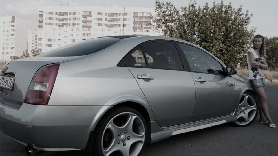 Nissan Primera P12 air - YouTube