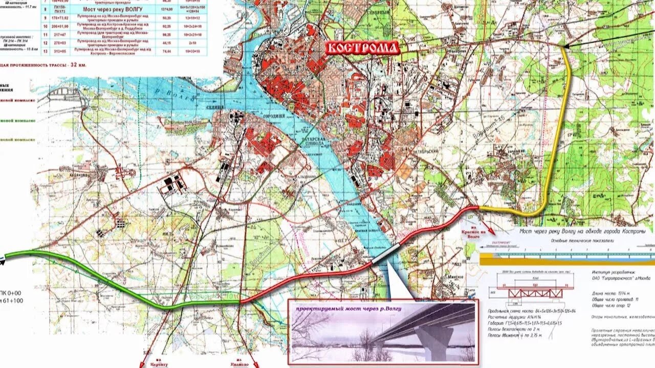 Проект второго моста через Волгу в Костроме. Проект объездной дороги Кострома. Новый мост в Костроме через Волгу схема. Второй мост в Костроме через Волгу схема. Обход часовых