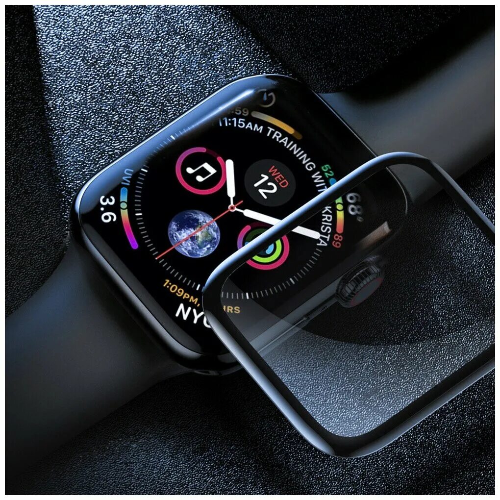 Стекло apple watch 44. Apple IWATCH 5 40mm. Apple watch 44mm. Защитное стекло на Эппл вотч 3. Стекло на эпл вотч 44мм.