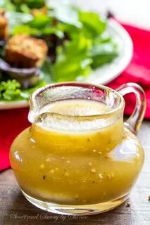 Заправка для салата с маслом и горчицей