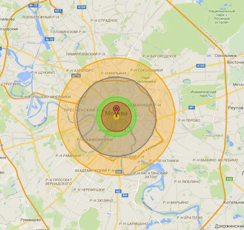 Зона поражения бомбы. Радиус поражения ядерной бомбы. Зона поражения взрыва атомной бомбы на карте в километрах. Радиус взрыва ядерной бомбы на карте. Зона взрыва ядерной бомбы.
