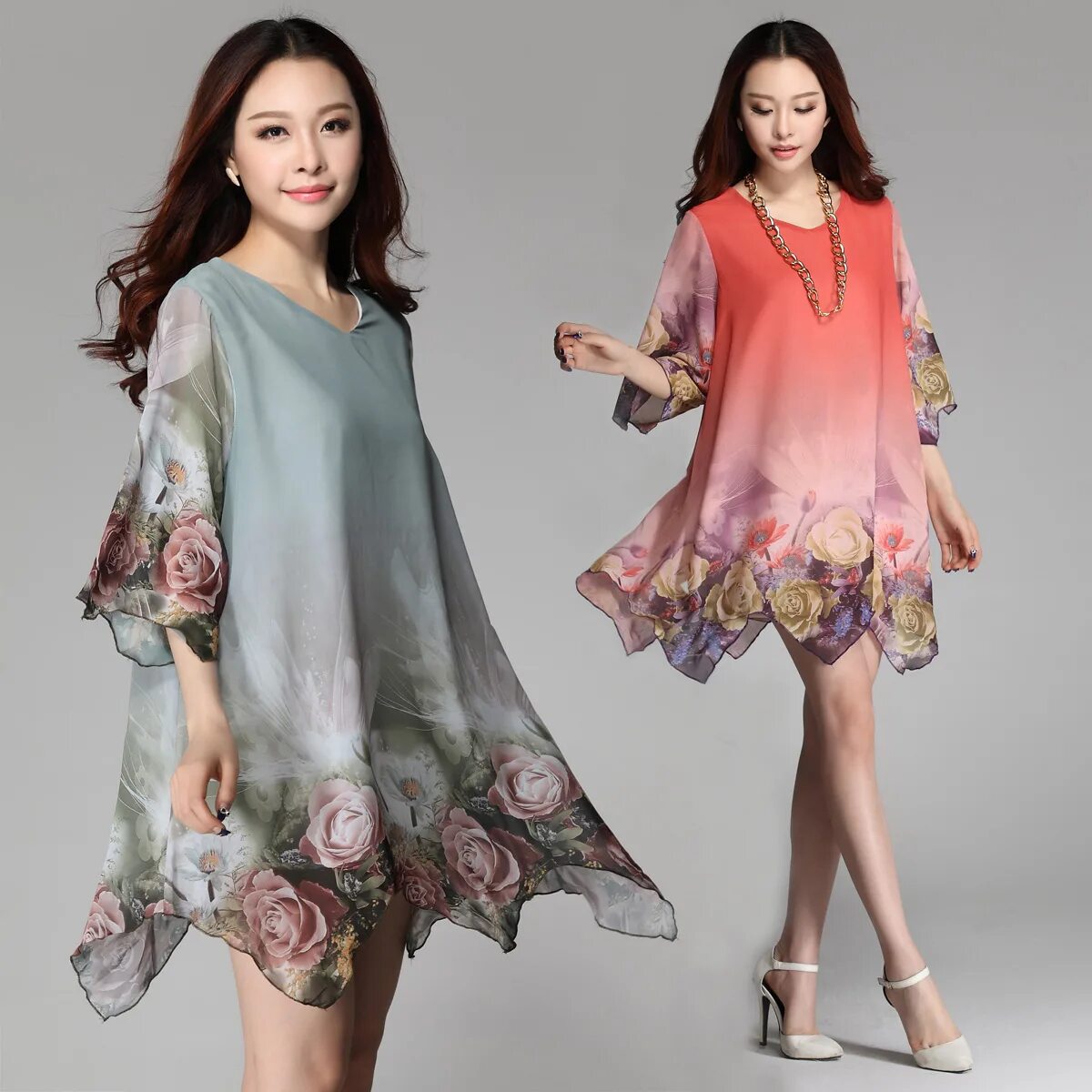 платье шифоновое летнее. платье из шифона. розовое платье шифон. свободное платье для полных. шифоновое платье.