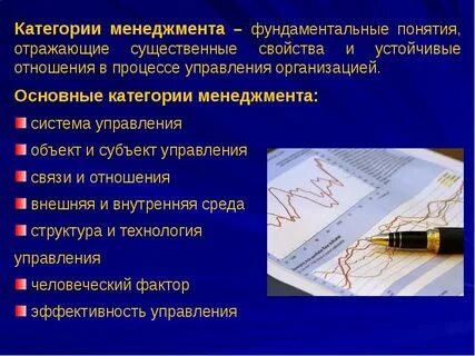 Управленческие категории