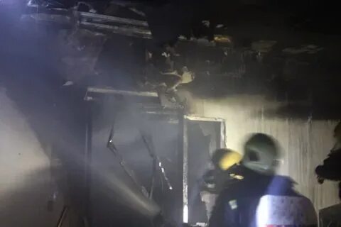 Пожар в колпино сегодня