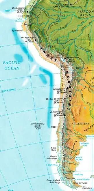 Горы анды на карте южной америки. Гора андына карте южной америки. Горная система анды на карте. Горы анды на карте южной. Гвианское и бразильское плоскогорье на карте южной америки.