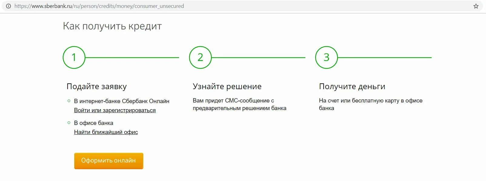 Как оформить кредит в Сбербанке. Как взять кредит в банке. Получить кредит в Сбербанке.