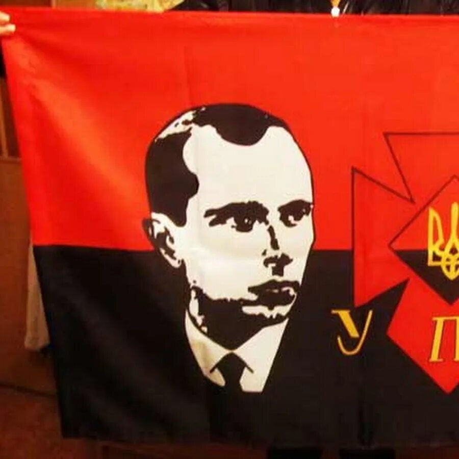 Ukrainian red black flag Royalty Free Vector Image
