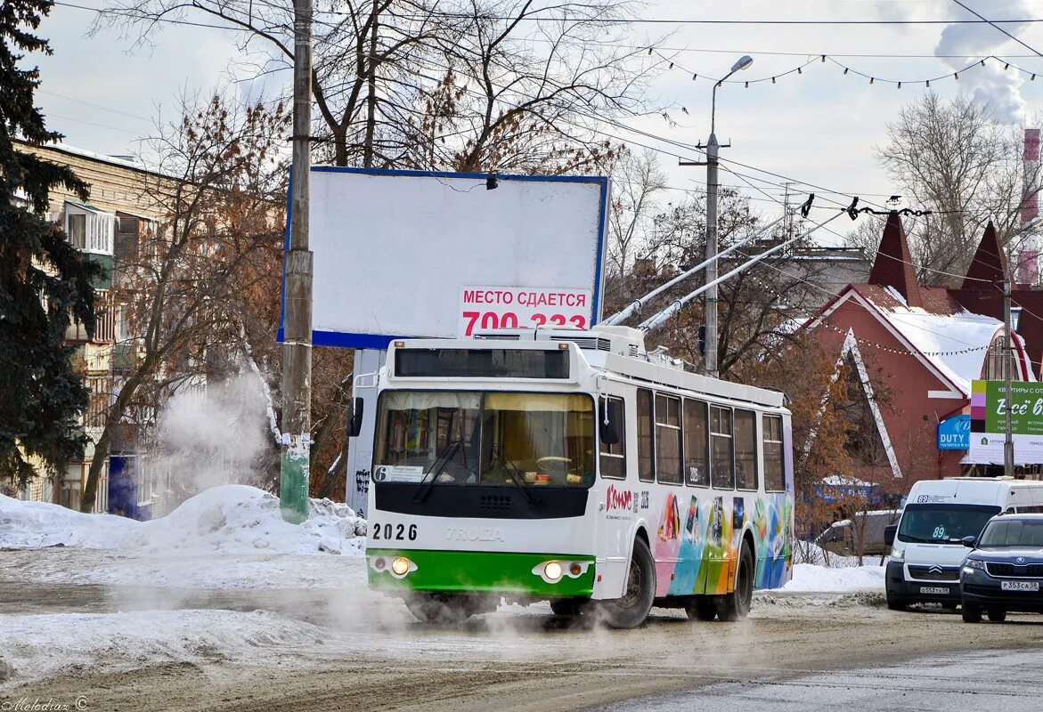 2026 фото. Троллейбус Пенза. 16 Февраля 2026.