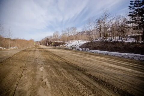 Грунтовая дорога в городе
