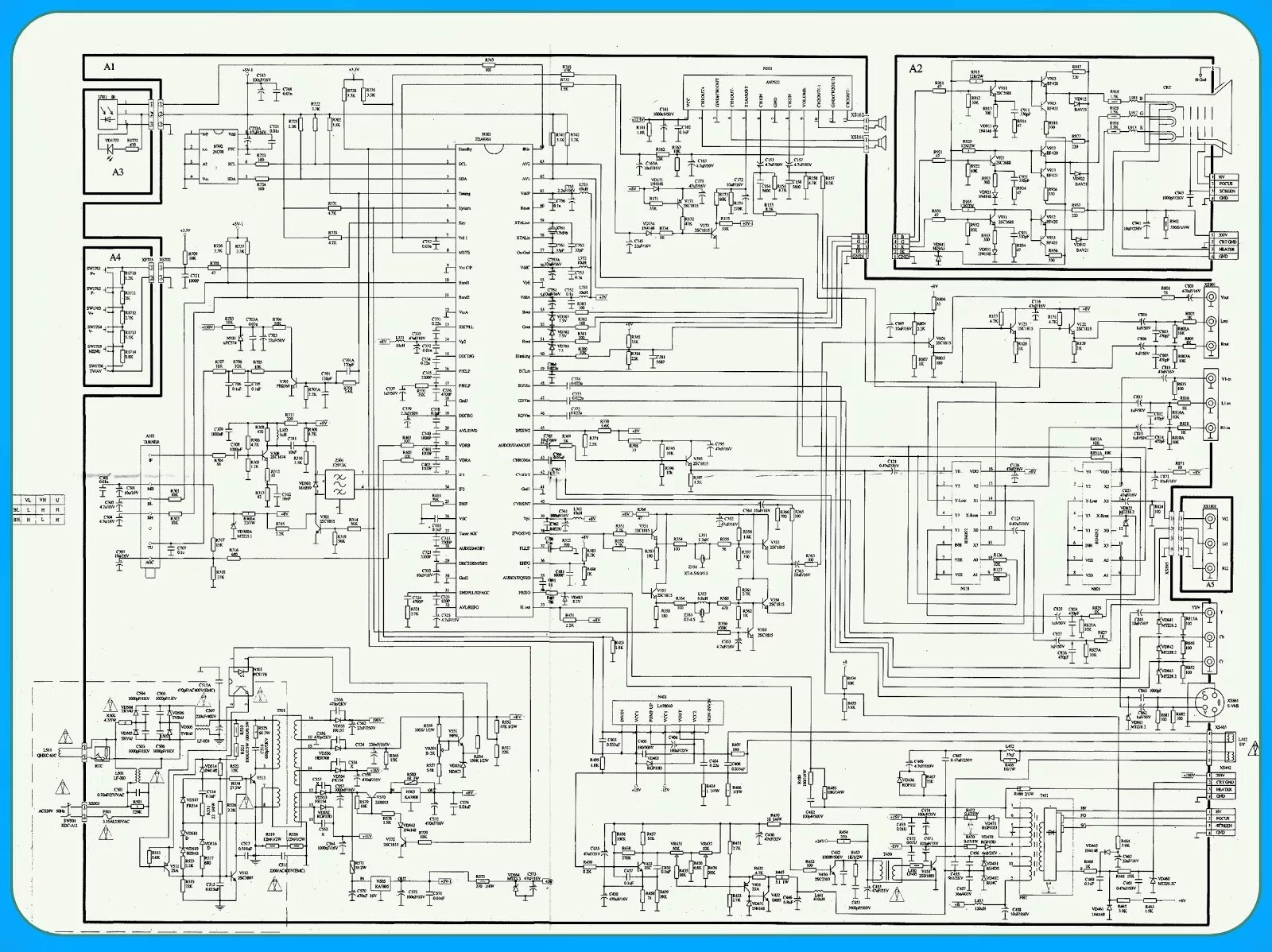 Схема телевизора stv