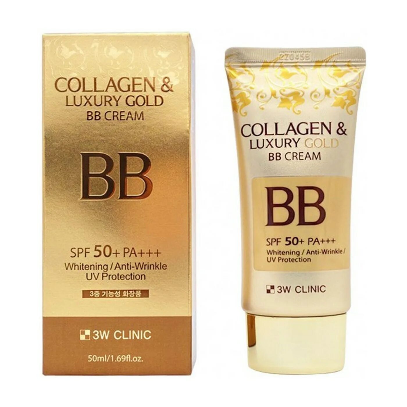 Вв коллаген. ББ крем. Мл ББ. Collagen Luxury. B. B snak Gold spf50 + pa.