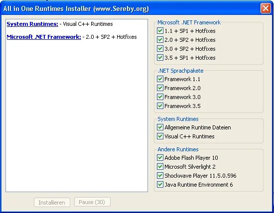 Directx framework